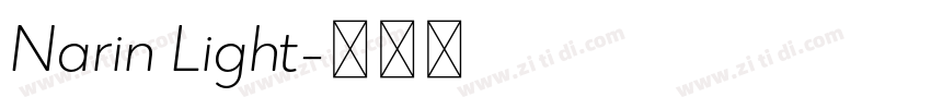 Narin Light字体转换